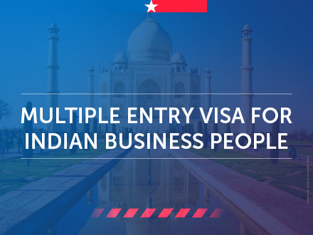 Visa múltiple para personas de negocios indias